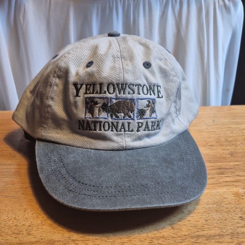 Yellowstone National Park Velcroback Hat - New